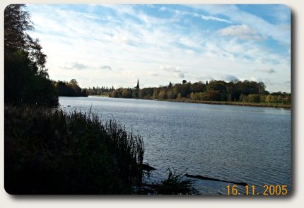 photo of the main lake at Clumber.