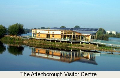 photo of the Attenborough Visitor Centre.